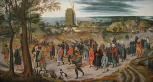 The Marriage Procession by Pieter Brueghel the Younger